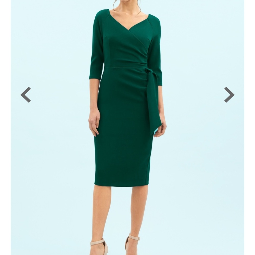 Hourglass 3/4 sleeve pencil dress